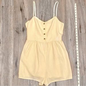 Forever 21 Light yellow romper